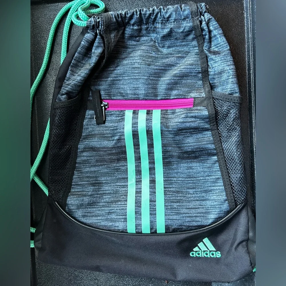 Adidas Work Out Bag in Black - Picture 1 of 7